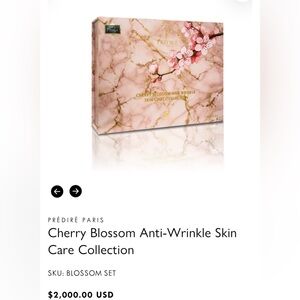 Cherry Blossom Anti-Wrinkle Skin Care Collection - Pink and Gold